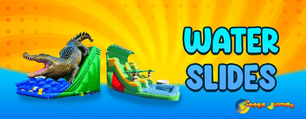 water slide rentals banner